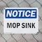 Signmission Mop Sink, 18 in W x Rectangle, Plastic OS-2PACK-NS-P-1218-L-14248 - alternate 5